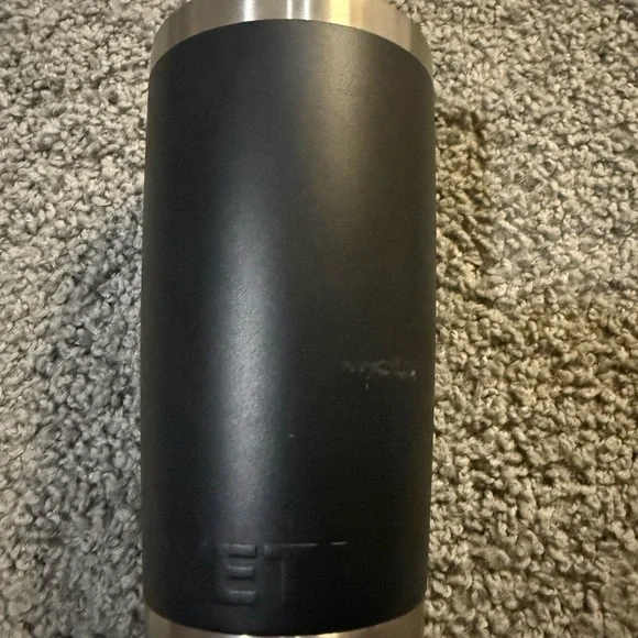 20oz YETI Stainless Steel and Black Tumbler - Picture 2 of 2